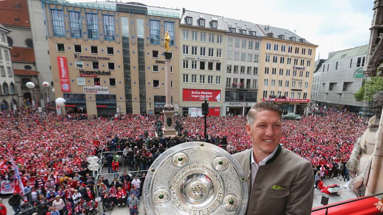 Bastian Schweinsteiger (2003, 2005, 2006, 2008, 2010, 2013, 2014, 2015)