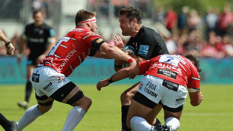 Brad Barritt sustained a hamstring injury in the semi-final win over Gloucester
