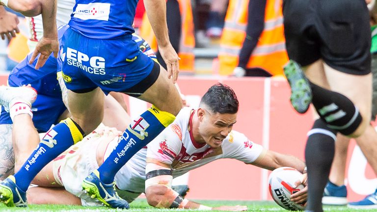 Brayden Wiliame scored four tries for Catalans against Doncaster