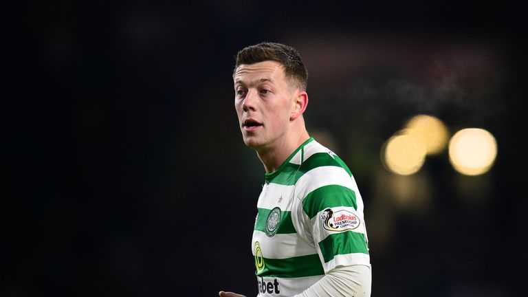 Callum McGregor was moved from midfield to left-back against Cluj