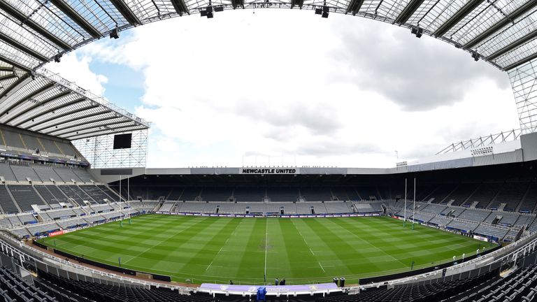 St James' Park hosts this year's Champions Cup final between Leinster and Saracens