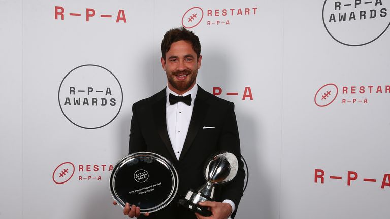Danny Cipriani was crowned RPA Players' Player of the Year on Wednesday