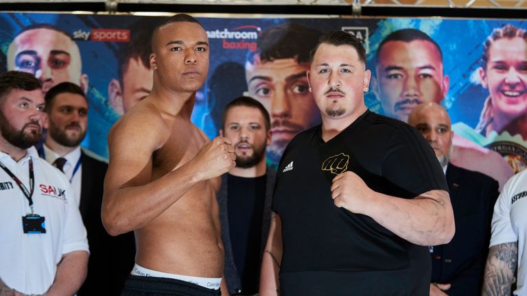 Fabio Wardley and Dennis Lewandowski ahead of their heavyweight showdown