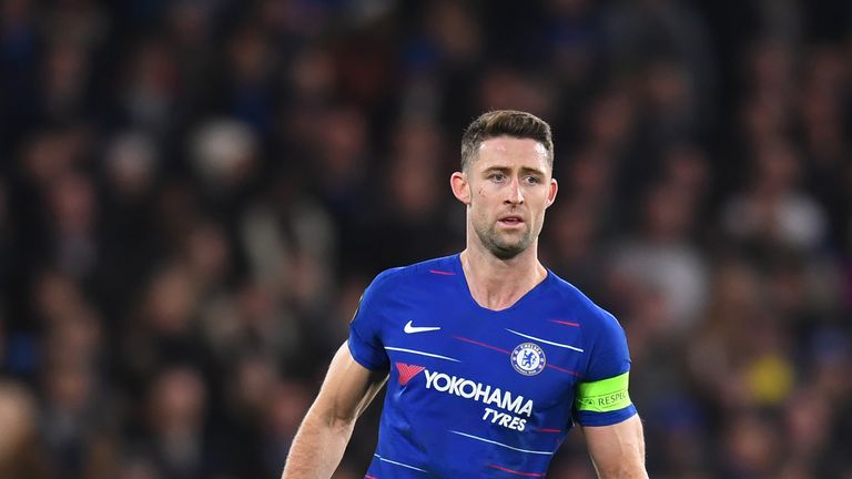 Gary Cahill's only Premier League appearance this season was from the bench