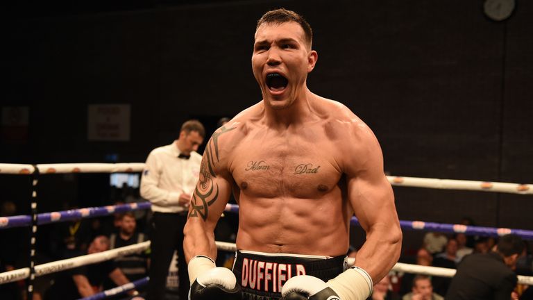 George Duffield has secured six of his seven victories inside the distance