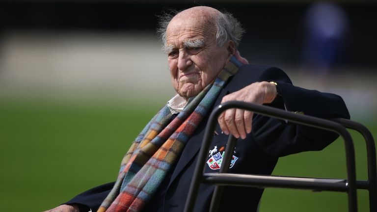 England and the Barbarians paid tribute to Micky Steele-Bodger