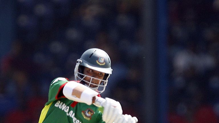 Bangladesh's Tamim Iqbal goes on the offensive against India in Trinidad