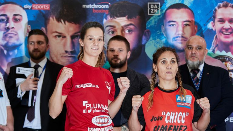 Terri Harper defends her WBA international lightweight belt against Claudia Lopez