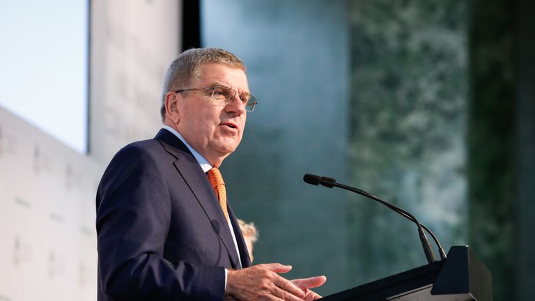 Thomas Bach is the head of the International Olympic Committee (IOC)