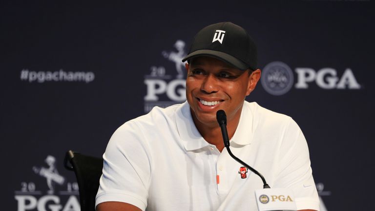Woods intended to play nine holes on Wednesday