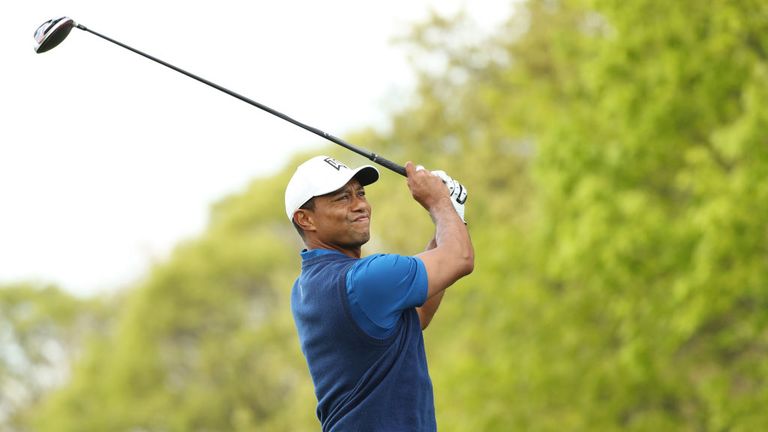 Woods ended his round nine behind Koepka