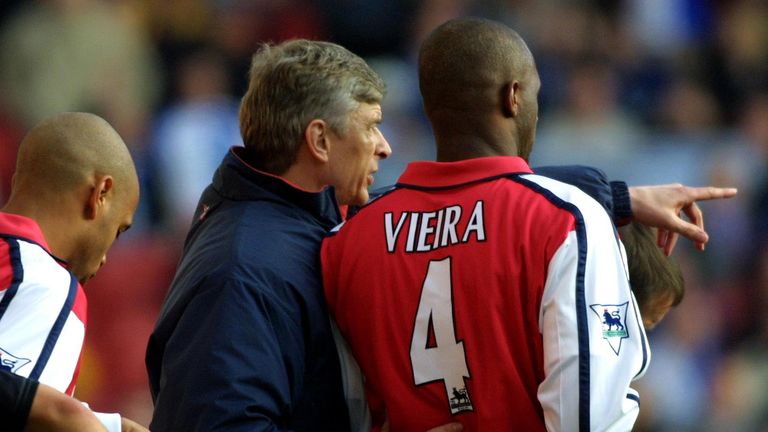 Arsene Wenger believes Patrick Viera has the qualities to manage Arsenal in the future
