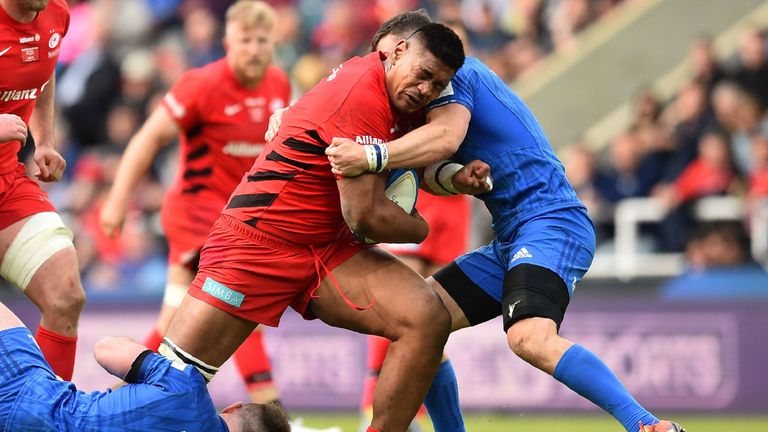 Skelton helped guide Saracens to victory in the Champions Cup final against Leinster