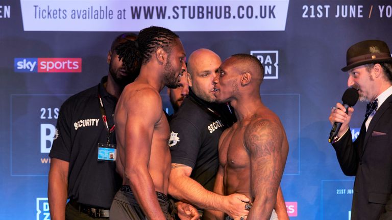 Craig Richards and Andre Sterling had to be separated by security