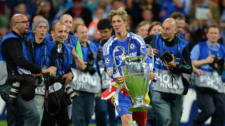Torres was part of the Chelsea side that lifted the Champions League in 2012