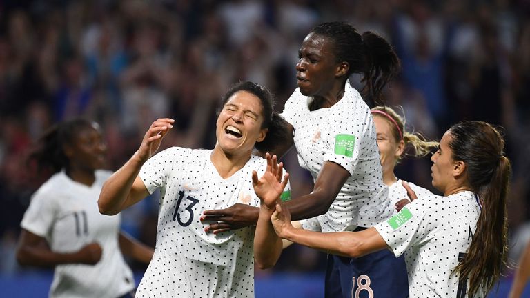 Valerie Gauvin's second-half opener put France ahead