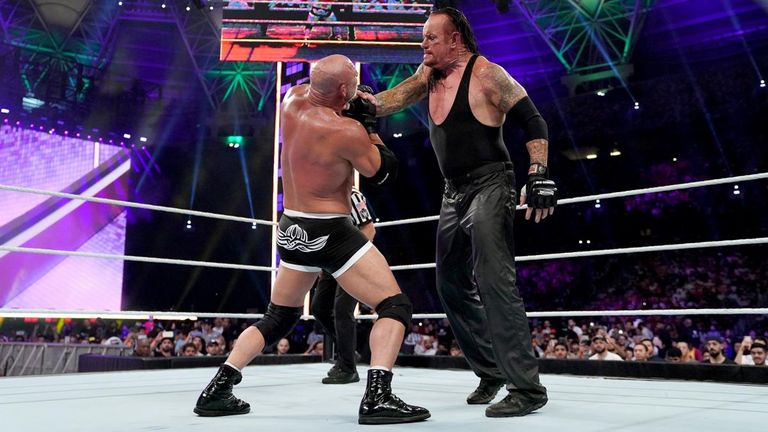 Goldberg faced The Undertaker at Super ShowDown in Saudi Arabia in June