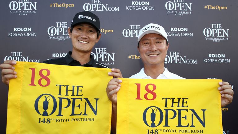 Innchoon Hwang and Dongkyu Jang  will tee up at Royal Portrush