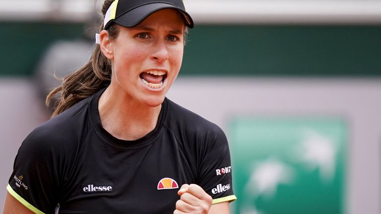 Konta had lost all four main-draw matches at Roland Garros prior to this year