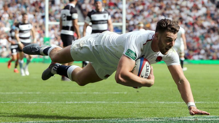 An England squad containing one Test cap between them shocked the Barbarians at Twickenham on Sunday