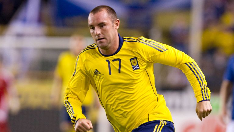 Boyd in action for Scotland