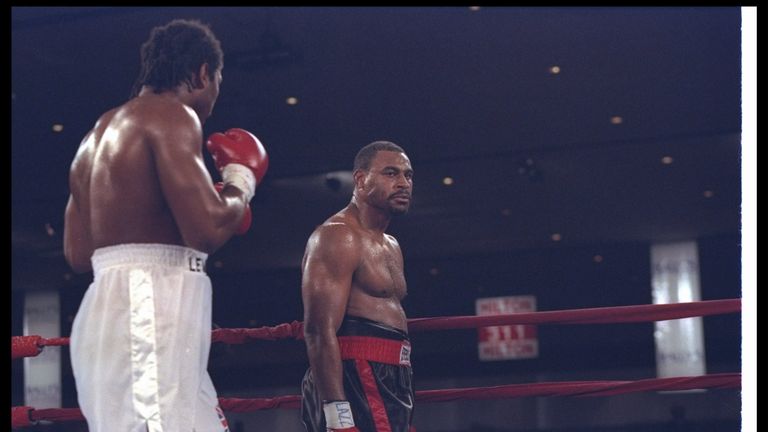 Lewis regained his WBC title after Oliver McCall suffered a mid-fight breakdown