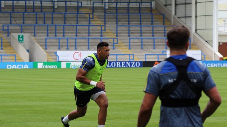 Luther Burrell could make his debut for Warrington against St Helens