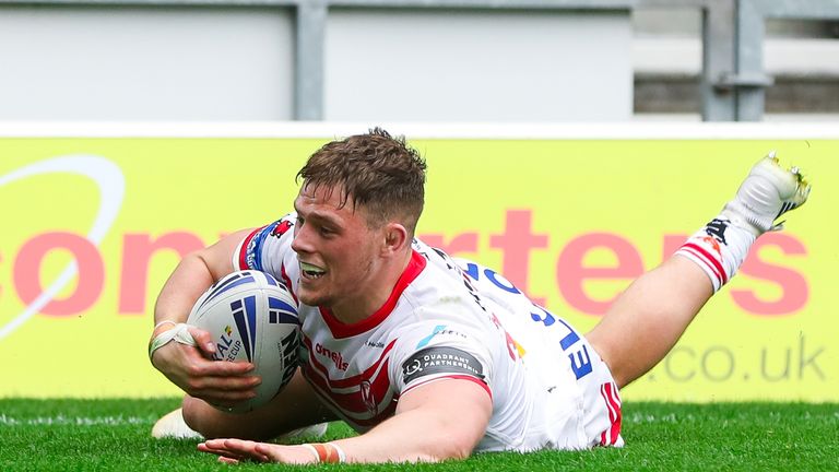 Morgan Knowles was one of St Helens' try-scorers against Wakefield