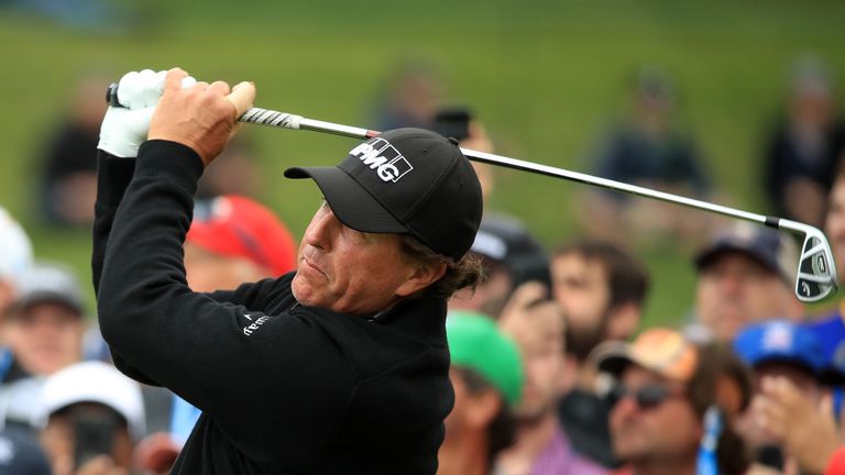 Mickelson won the Masters three times and then both the PGA Championship and The Open