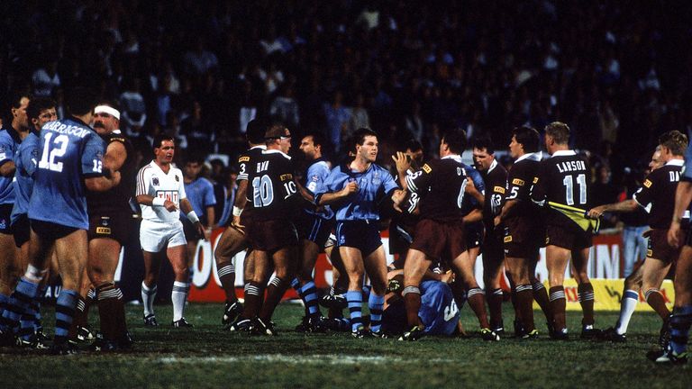 State of Origin games have always proved fiery affairs