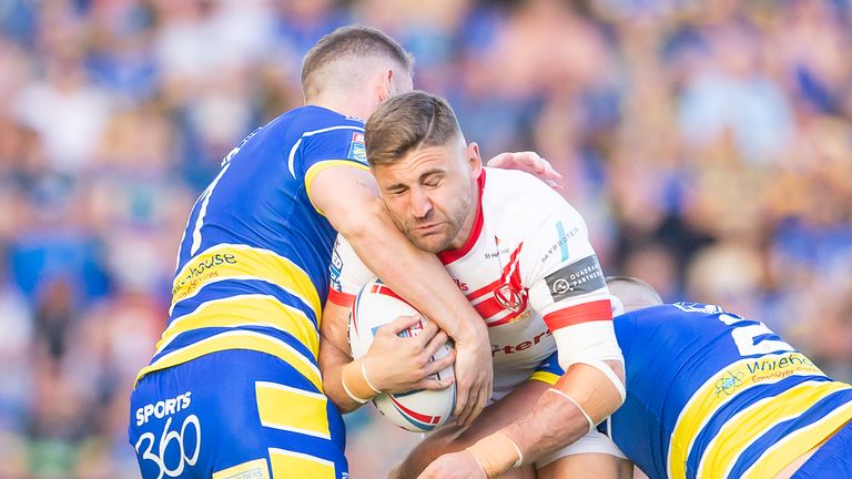 Defence was on top for both Warrington and St Helens in the first half