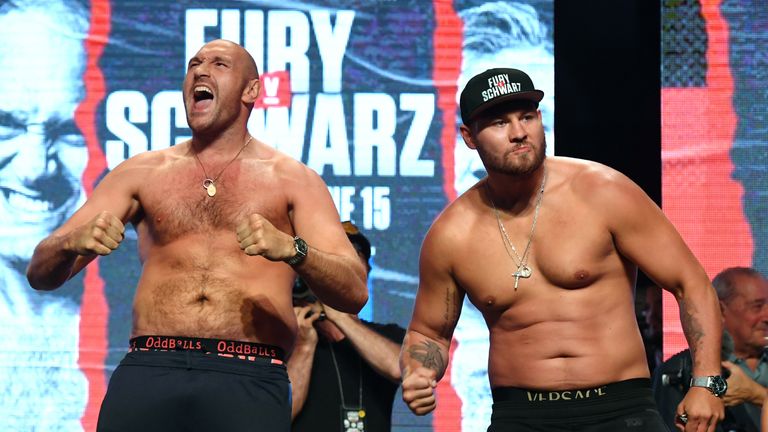 Fury has weight, height, reach and experience on his side against Schwarz