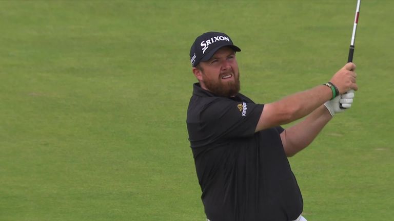 Watch all the best bits from Shane Lowry's third-round 63 to give him a four-shot lead heading into the final round of The Open. 