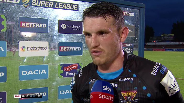 Lee Gaskell reflects on Huddersfield Giants' victory in their Super League match against Hull KR.