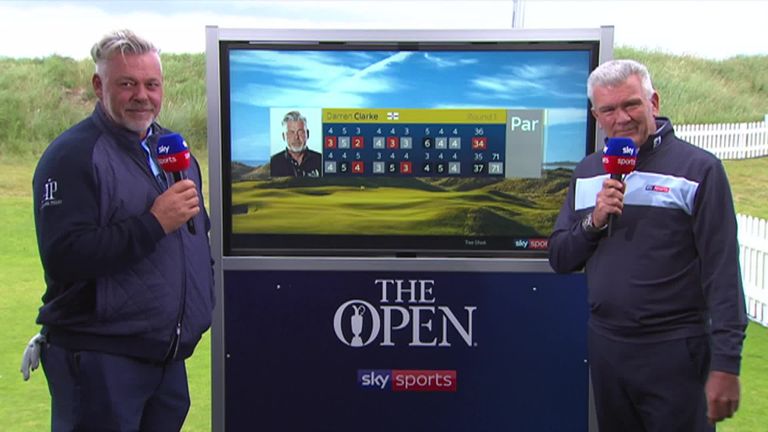 Darren Clarke described getting the 148th Open Championship underway at his hometown club as a 