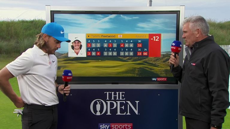 Tommy Fleetwood gives a reflection on his impressive score of -12 that leaves him four behind Shane Lowry after day three of The Open Championship