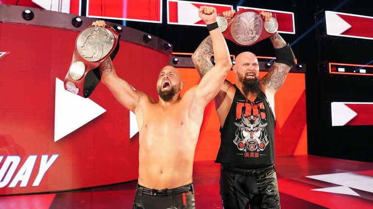The OC defeated The Revival and The Usos in a triple threat match to become the new Raw tag team champions