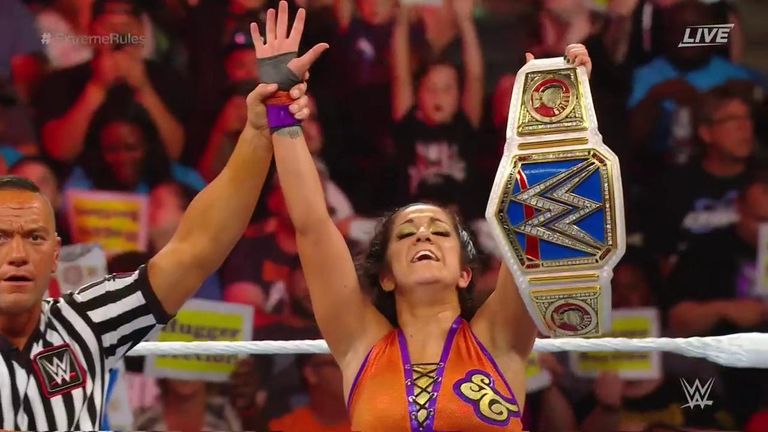 Bayley overcame the odds to defeat Alexa Bliss and Nikki Cross in a handicap match