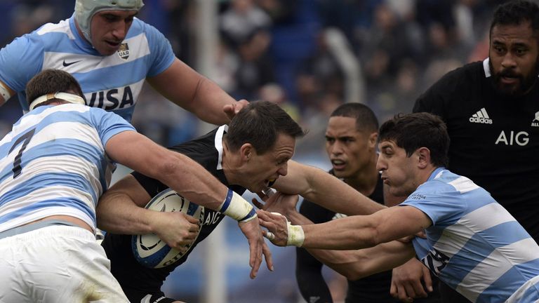 Watch highlights as the All Blacks held on to deny Argentina in their opening Rugby Championship fixture.