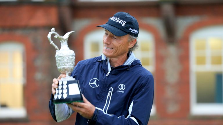 Bernhard Langer will hold onto the Senior Open trophy for an extra year