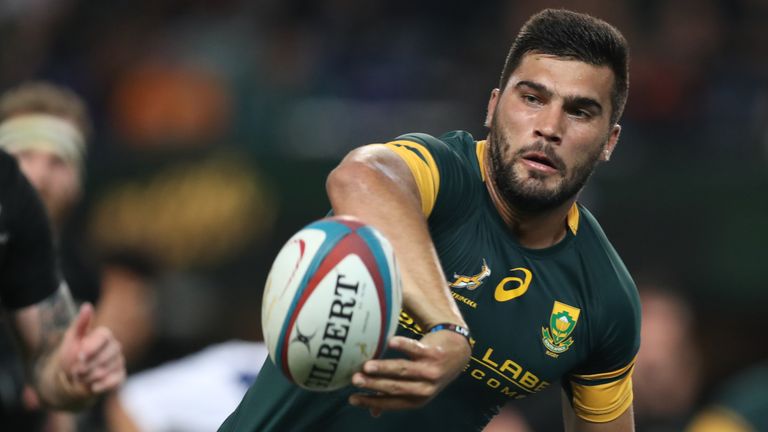 Damian de Allende has worked hard on his offloading game