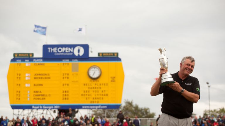 Darren Clarke lifted the Claret Jug when The Open last visited Sandwich in 2011