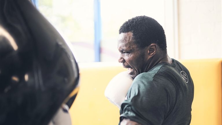 Whyte used to channel his aggression into kickboxing