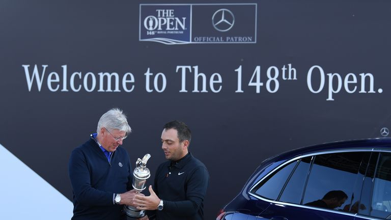 Molinari returned the Claret Jug to the R&A on Monday 