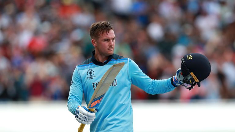 England hammered Australia by eight wickets to reach Sunday's World Cup final at Lord's.