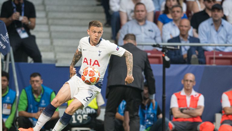 Trippier played 114 times in all competitions for Spurs