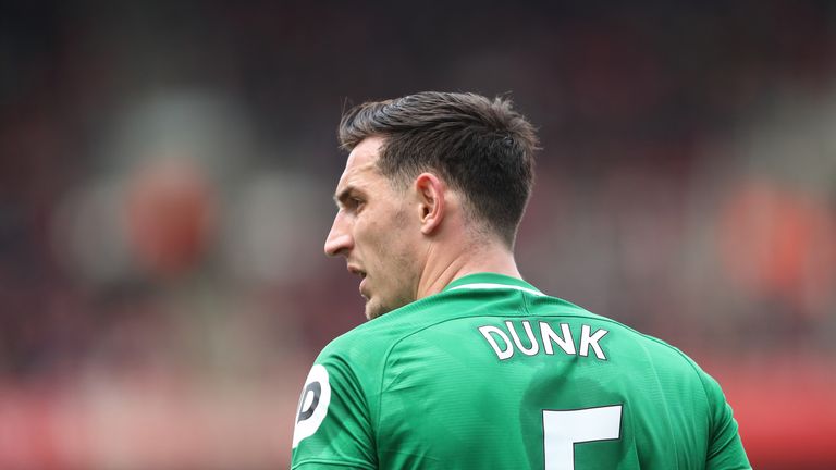 Leicester do not have Lewis Dunk on their list of centre-back targets