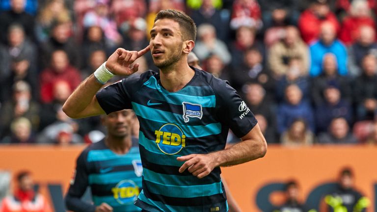 Grujic scored five goals in 22 Bundesliga appearances for Hertha Berlin last season