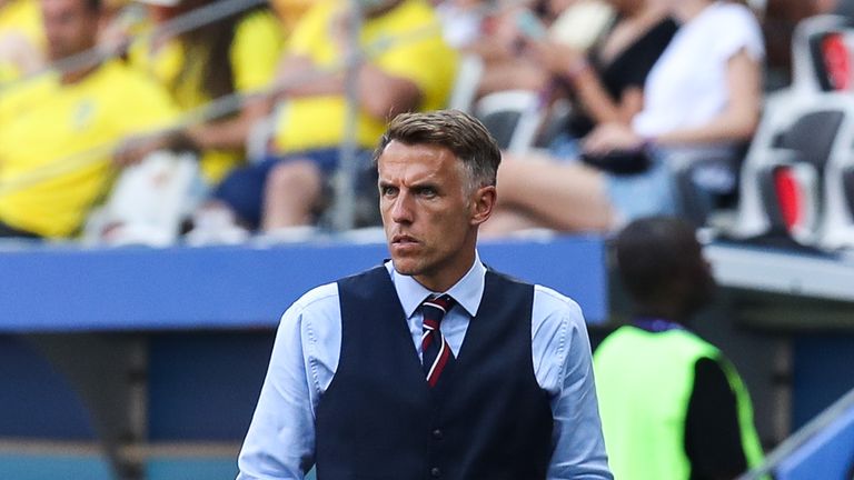 Phil Neville's England were knoedk out in the semi-finals by USA