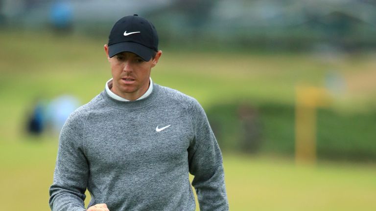 McIlroy's six-under 65 was the joint-low round of the day 